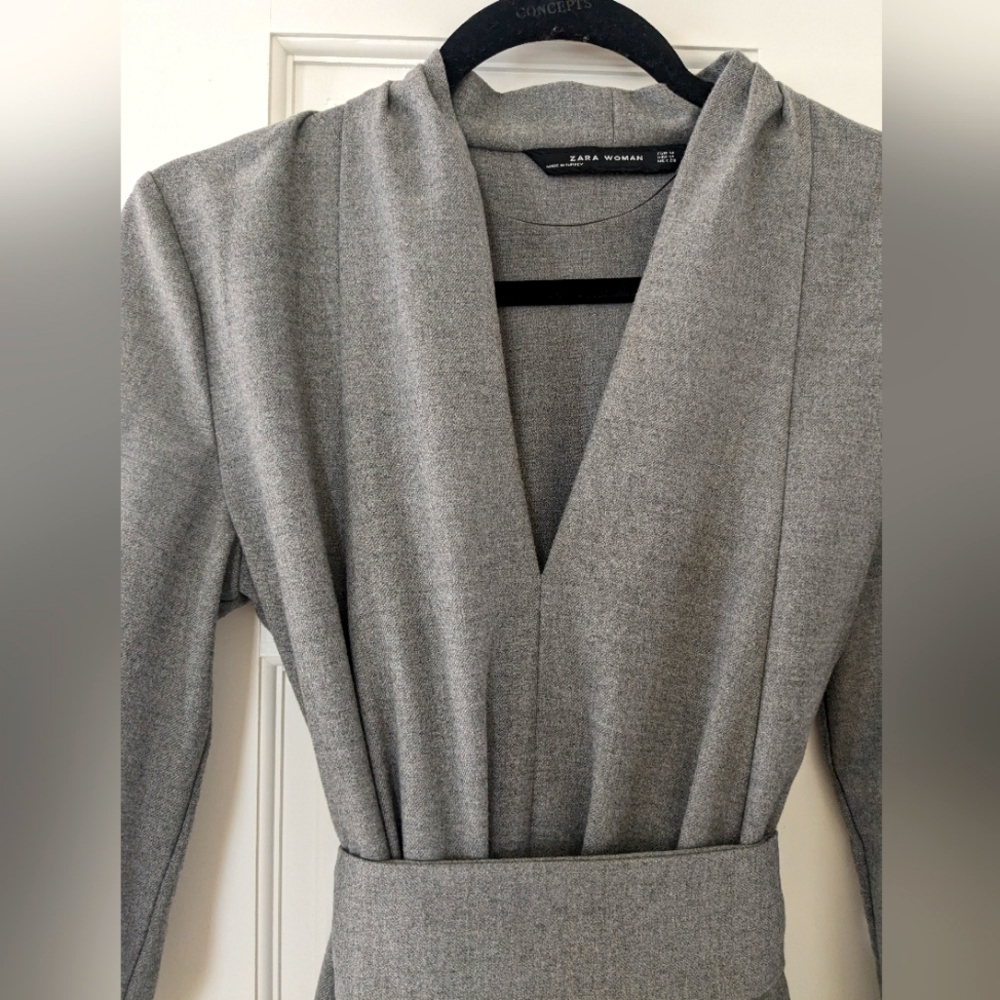 Zara grey dress